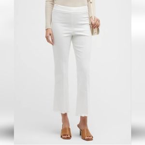 Avenue Montaigne Leo pant white cropped flare size 2